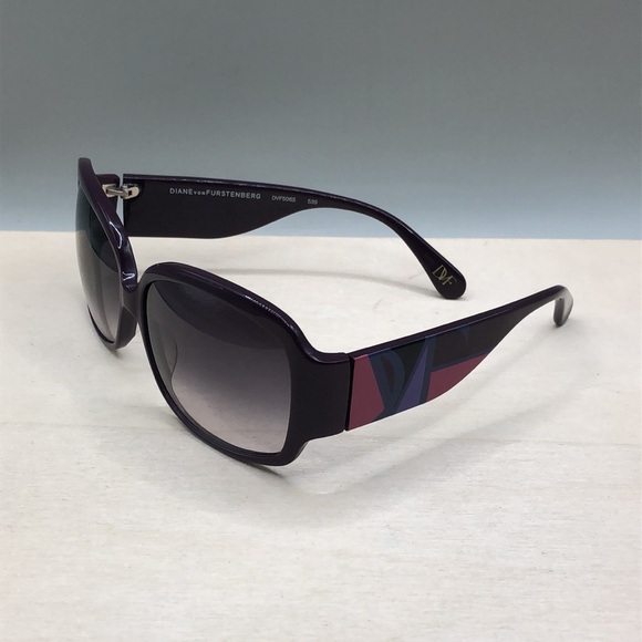 Diane Von Furstenberg DVF 506S 539 Designer Sunglasses LOGO temples 59-15-125 - Picture 1 of 14